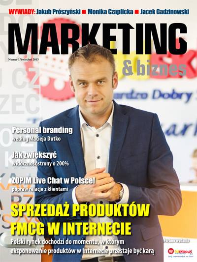 Rozmowa ukazała się w pierwszym numerze nowego czasopisma "Marketing & Biznes"
